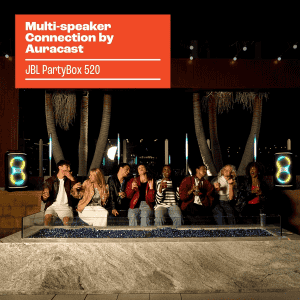 JBL PartyBox 520 Party Speaker | 400 W | JBLPARTYBOX520IN