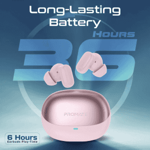 Promate High Definition Lush Pro TWS Earbuds | Pink