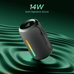 boAt Stone 358 PRO Portable Bluetooth Speaker | 14 W | Groovy Grey