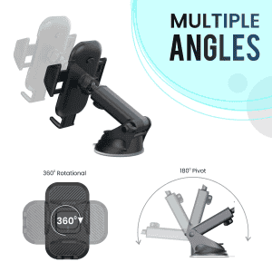 Portronics Clamp M Car Mobile Holder | POR 116