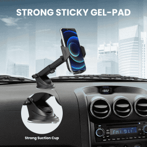 Portronics Clamp M Car Mobile Holder | POR 116
