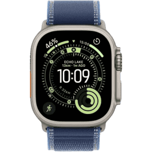 Apple Watch Ultra 3 | GPS + Cellular | 49mm | Titanium Case Blue/Bright Blue Trail Loop | S/M | Blue/Bright Blue Strap | MEWR4HN/A