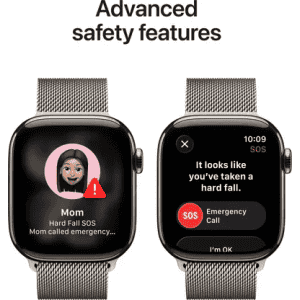 Apple Watch Series 11 | GPS + Cellular | 42mm | Natural Titanium Case Natural Milanese Loop | MF8P4HN/A