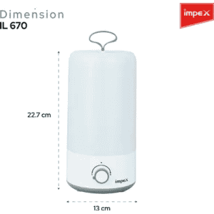 Impex LED Rechargeable Emergency Light | 1800mAh | IL 670
