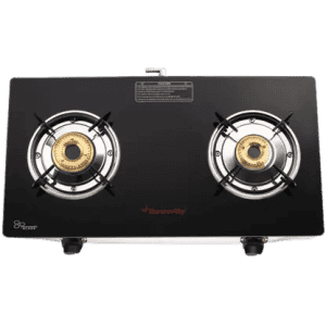 Butterfly Duo Plus 2B | Glass Top Gas Stove | 2 Burners