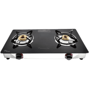 Butterfly Duo Plus 2B | Glass Top Gas Stove | 2 Burners