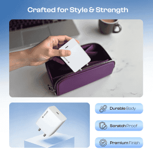 Lapcare THURSTY Superfast Wall Charger | 25W | White