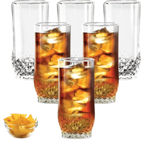 Treo Crystal Cool Glass | 250ML | 6 pcs Set | Transparent