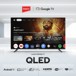 Impex evoQ 4K QLED GoogleTV | 109cm (43 inch) | 43S4QLF3