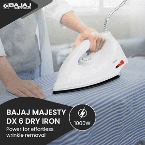 BAJAJ Majesty DX6 Dry Iron | 1000 W