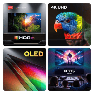 IMPEX evoQ 4K QLED TV | 139.7 Cm (55 inch) | 55S4QLF3