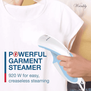 Havells Wrinkly Hand Held Garment Steamer | 920 W | Blue And White