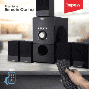Impex 5.1 Bravo 100 W Multimedia Bluetooth Speaker System | Black