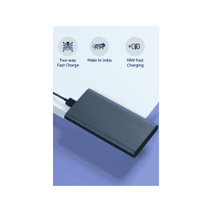Mi 3i Power Bank | Fast Charging | 10000 mAh | 18W | Black