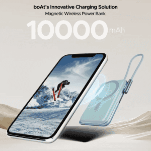 boAt EnergyShroom Magnacharge Power Bank | 10000 mAh | PB330