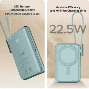 boAt EnergyShroom Magnacharge Power Bank | 10000 mAh | PB330