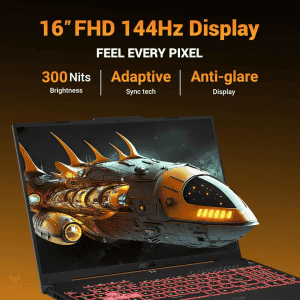 ASUS TUF Gaming Laptop | A16 AMD Ryzen 7 Hexa Core 7445HS | 16 GB | 1 TB SSD | NVIDIA GeForce RTX 4050 | Mecha Gray | FA607NUG-RL189WS