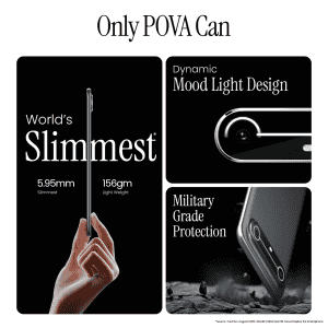 Tecno Pova Slim 5G | 8 GB | 128 GB | Cool Black