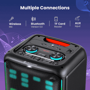 Lapcare Bloom Bluetooth Party Speaker | 160W | Dual 8 Inch Subwoofers | LPS-105