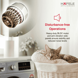 Hafele Amara 8014W Fully Automatic Front Load Washing Machine | 8 kg