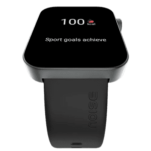 noise ColorFit Caliber 3 Smartwatch | Bluetooth Calling | 45.2mm | AMOLED Display | Jet Black Strap
