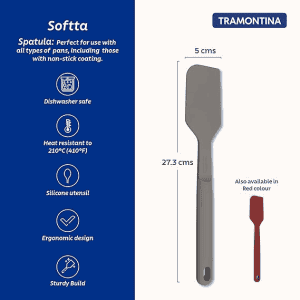Tramontina Softta Silicone Spatula | Grey