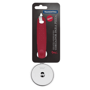 Tramontina Utilita Stainless Steel Pizza Cutter | Red