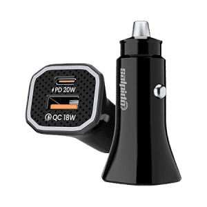 Salpido Vitor Series DualPower Type C to Lightning Car Charger | 38W | GD WC20