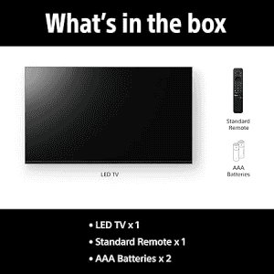 Sony BRAVIA 5 Series 4K Ultra HD Smart Mini LED Google TV |  164 cm (65 inches) |  K-65XR55A