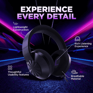 Lenovo H210 Wired Gaming Headset with mic | Black | GXD1P46880
