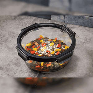 Iveo Borosilicate Glass N Glass Container | 400 ml