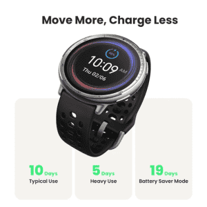 Amazfit Active 2 smart watch | Round | Black