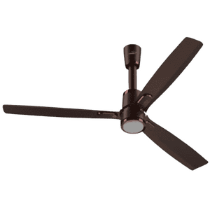 V-Guard Airwiz Light Premium High Speed BLDC Ceiling Fan | 1200 mm | 5 Star | Elegance Brown Matte