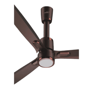V-Guard Airwiz Light Premium High Speed BLDC Ceiling Fan | 1200 mm | 5 Star | Elegance Brown Matte