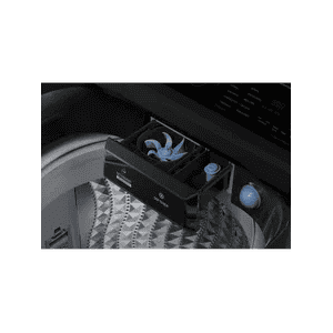 SAMSUNG Wi-Fi Inverter Fully Automatic Top Load Washing Machine | 14 kg | 5 Star | Black Caviar | WA80F14B6BTL