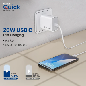 Lapcare Type C to Type C Cable | 20W | Fast Charger | LQW-134C
