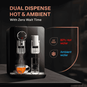 Aquaguard Aspire Blaze RO+UV+SS Water Purifier | 9 Stage Purification | Black