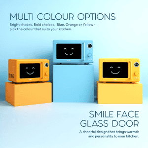 Haier Vogue 20L Solo Microwave Oven I Digital Display | Peach | HIL20V1MOPD