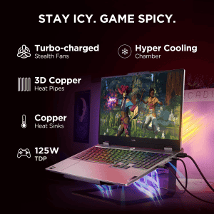 Lenovo LOQ Laptop | AMD Ryzen 7 250 | 24GB | 1TB SSD | NVIDIA RTX 5050 8GB | Luna Grey | 83JG008NIN