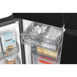Samsung French Door Refrigerator | Digital Inverter | Black Clean Deep Charcoal | RM90F66CNCTL