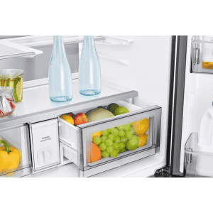 Samsung French Door Refrigerator | Digital Inverter | Black Clean Deep Charcoal | RM90F66CNCTL