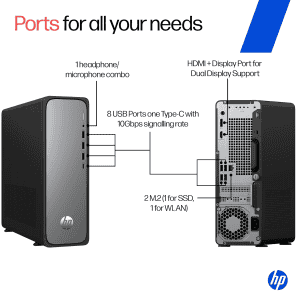 HP OmniDesk Slim | 13th Gen Intel Core i3-13100 | 8GB | 512GB SSD | S03-0001in