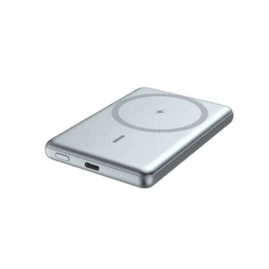 Lapcare NUCLEO Mag Safe Pocket Size Power Bank | 22W | 5000mAh | 15W Wireless Charging | Grey | LOX-159