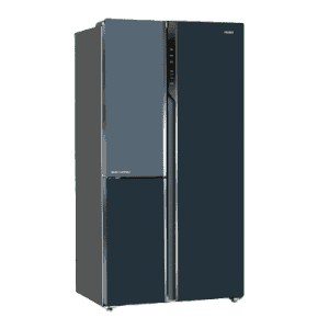 Haier Vogue Series Frost Free Side By Side  Refrigerator | 598 L | 3 Star | Grey Onyx Glass | HRT-683GOGU1