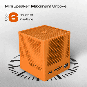 Lapcare Kube Portable Bluetooth Speaker | 5W | Orange | LBS-702