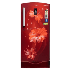 Lloyd Direct Cool Refrigerator | 195L | 3 Star | Rapid Freeze | Daisy Wine | GLDC213SDWB2GC