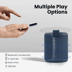 Portronics SoundDrum P Portable Bluetooth Speaker 20W | POR 1579 | Multicolor