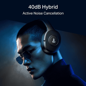 Boat Rockerz Plus 550 ANC | 40mm | Cosmic Black