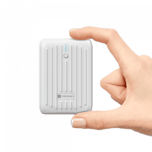 PORTRONICS Zapcell | 10K |  22.5W  | High-Speed Charging | Dual Output Ports | White