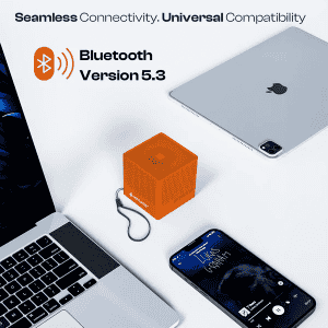 Lapcare Kube Portable Bluetooth Speaker | 5W | Orange | LBS-702